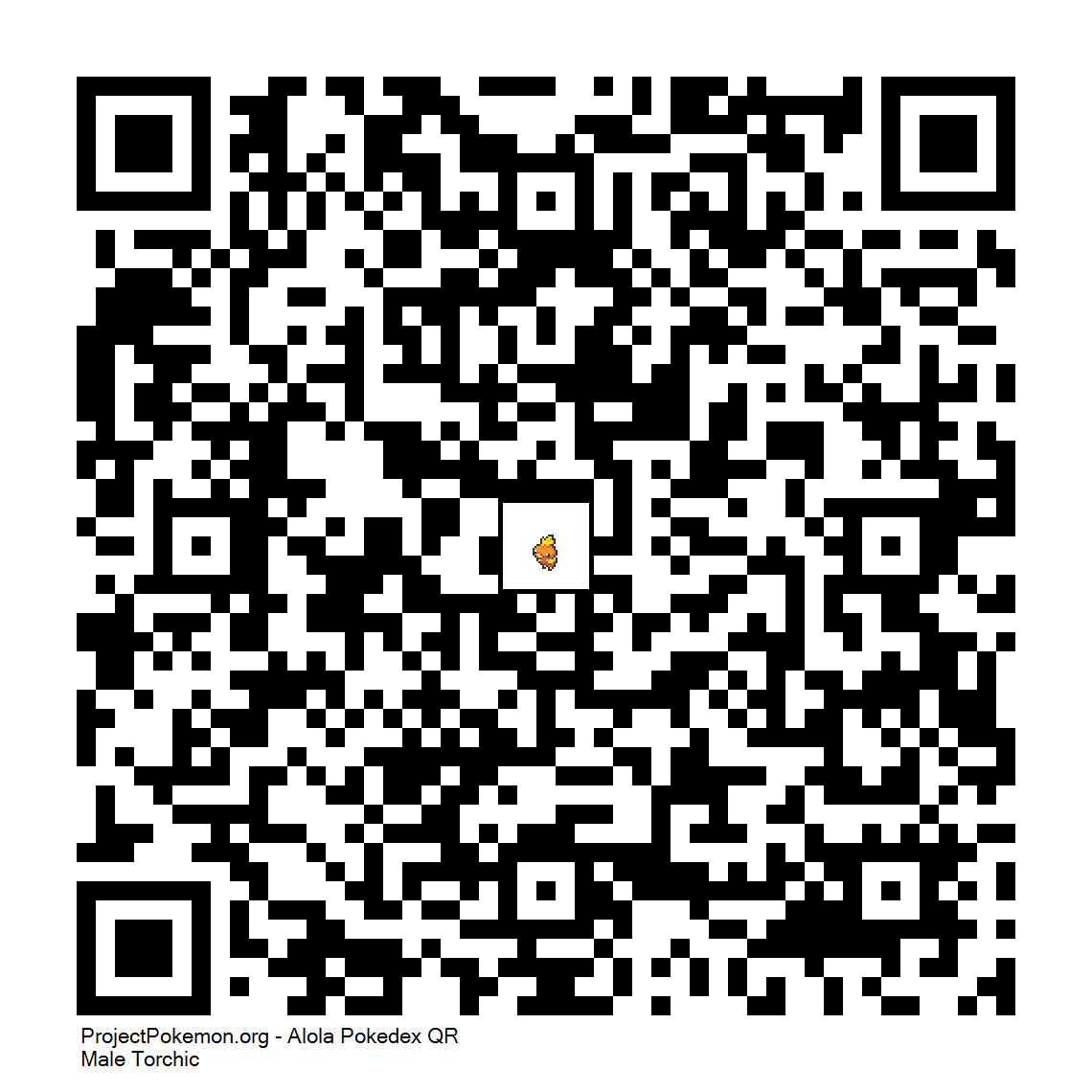 Cdigo QR de Torchic